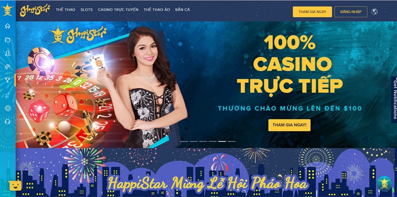 HappiStar – Lôi cuốn với sòng Casino trực tuyến hấp dẫn tại HappiStar