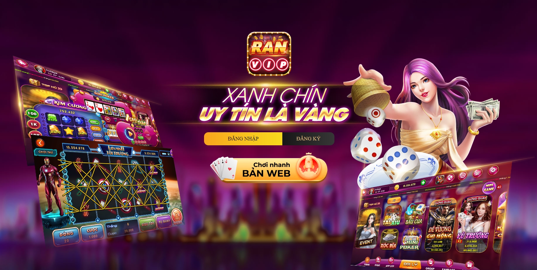 Ranvip – Cổng game bài đổi thưởng online đáng chơi nhất hiện nay